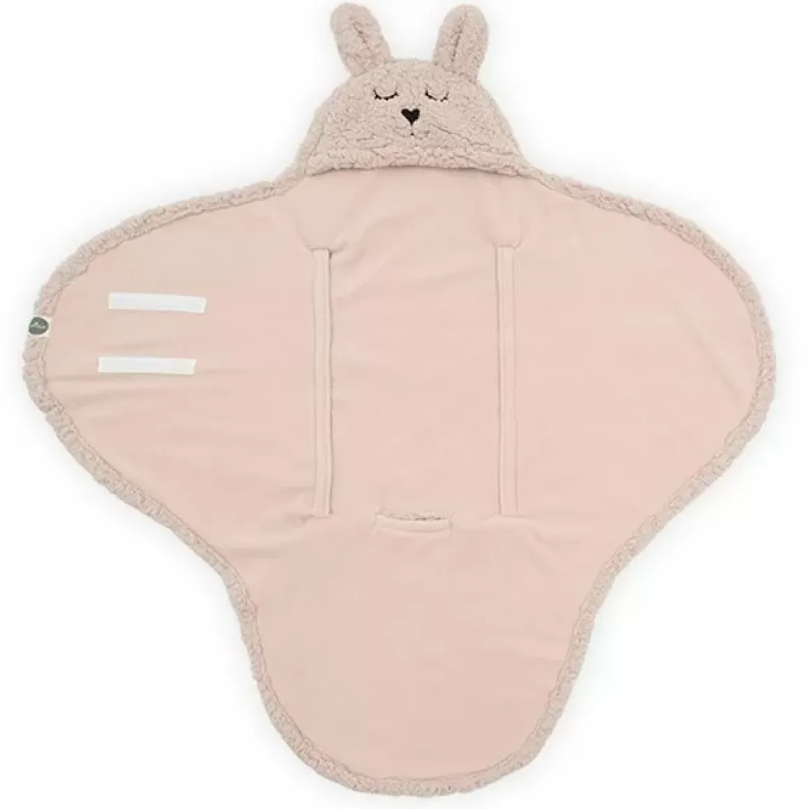 Wikkeldeken Bunny Pale Pink Jollein