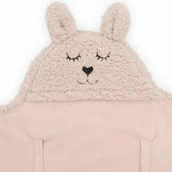 Wikkeldeken Bunny Pale Pink Jollein