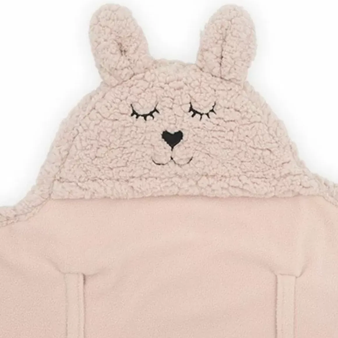 Wikkeldeken Bunny Pale Pink Jollein