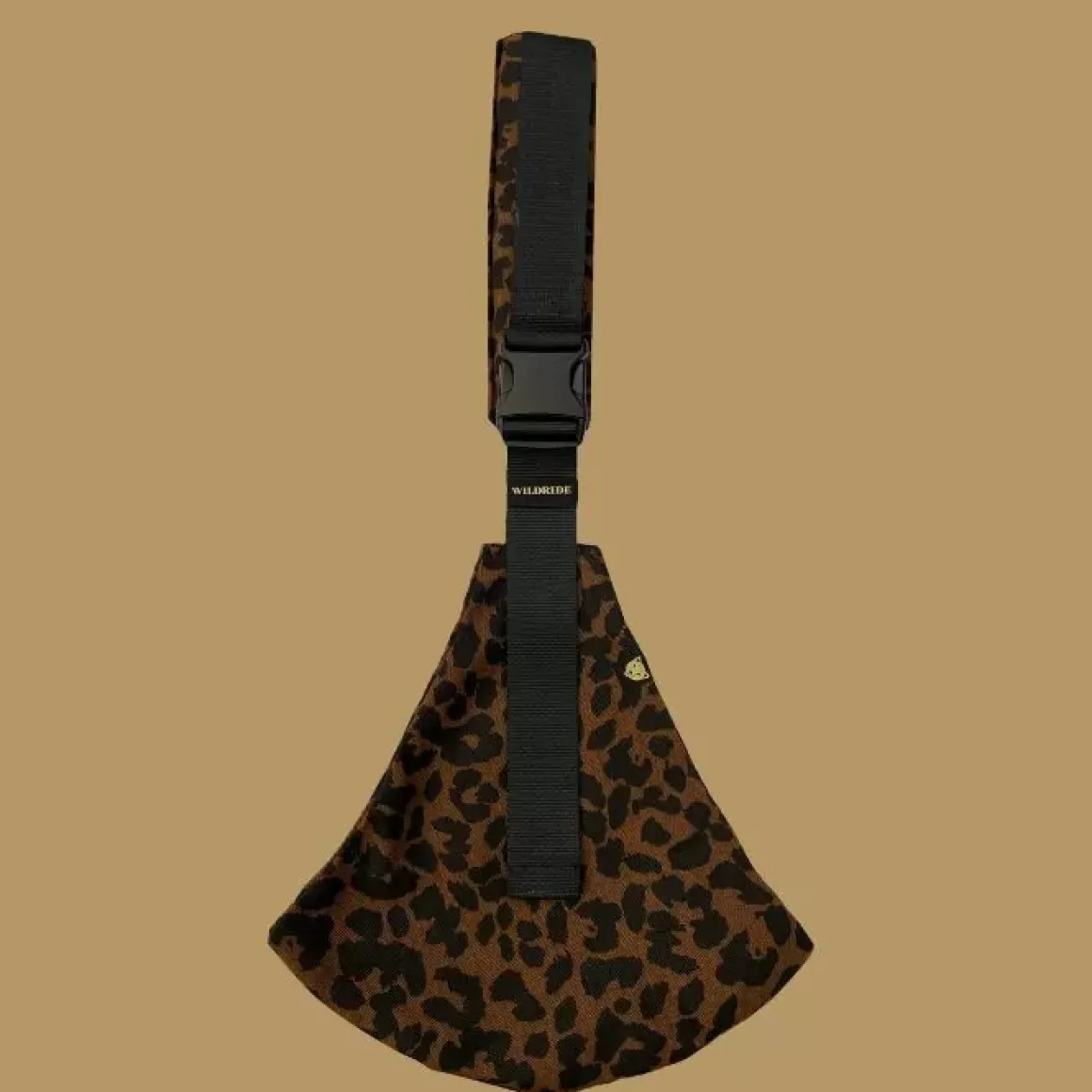 Wildride Peuter Draagzak Print Brown Leopard