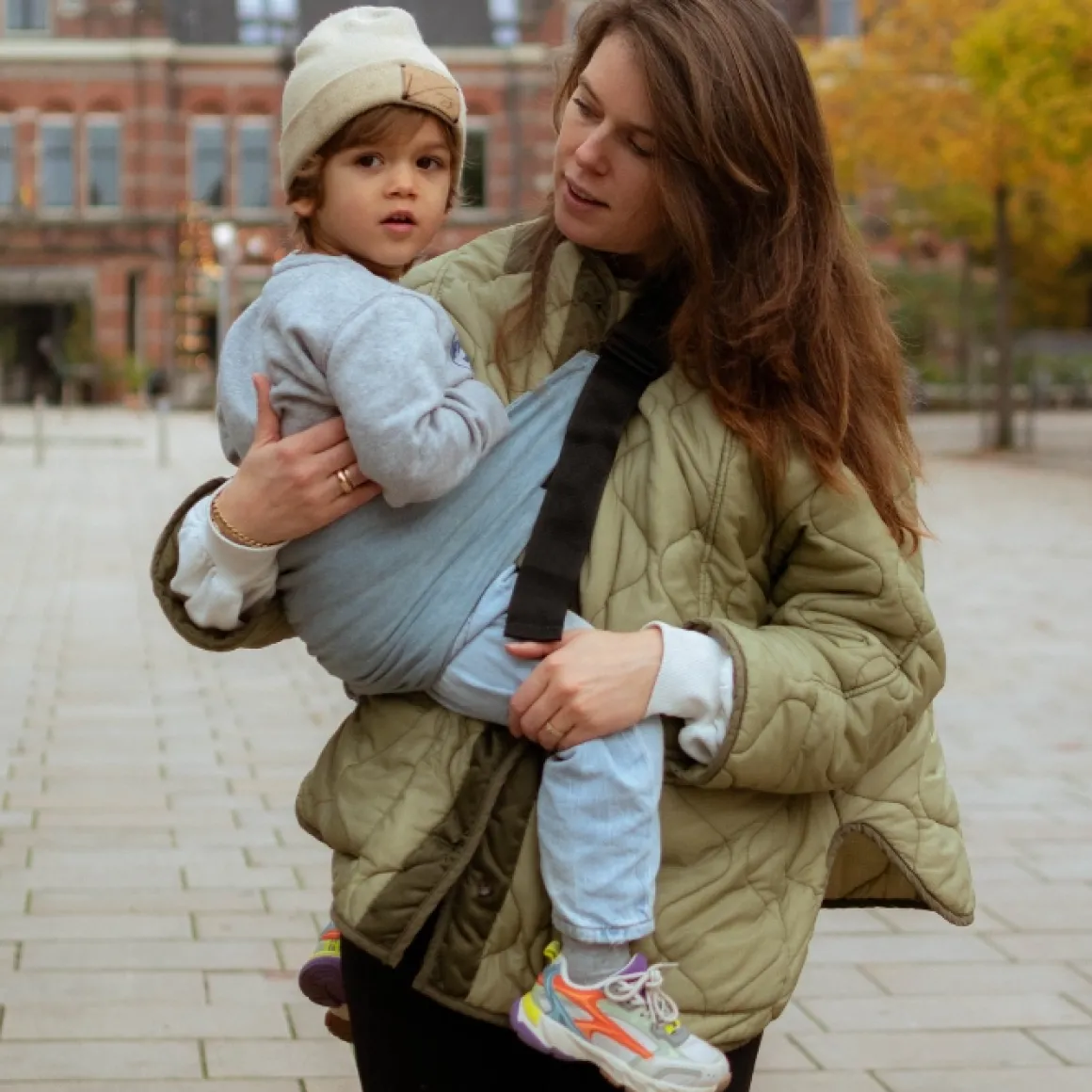 Wildride Peuter Draagzak Basic Denim