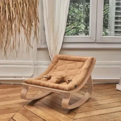 Wipstoeltje Levo Beukenhout Camel Charlie Crane