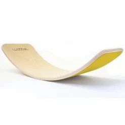 Wobbel Original Blank Gelakt Met Vilt Mosterd