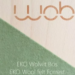 Wobbel Starter Blank Gelakt Met Vilt Bos