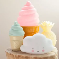 Wolklampje Wit Miniwolklampje Wit Mini A Little Lovely Company