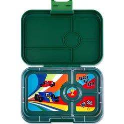 Yumbox Lunchbox Bento Greenwich/Race Cars 4 Vakken
