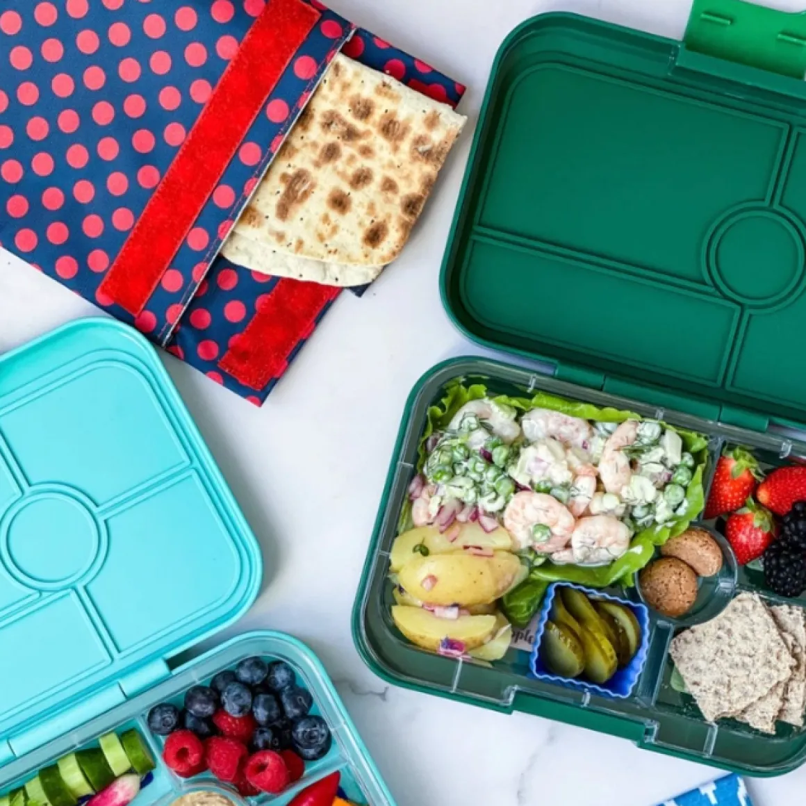 Yumbox Lunchbox Bento Greenwich/Race Cars 4 Vakken