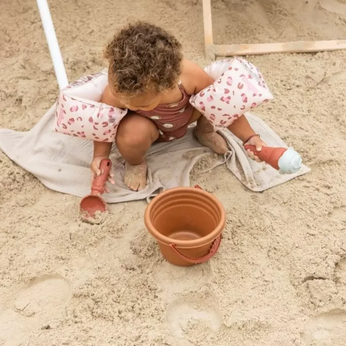 Zwembandjes Panter Old Pink (0-2 Jaar) Swim Essentials