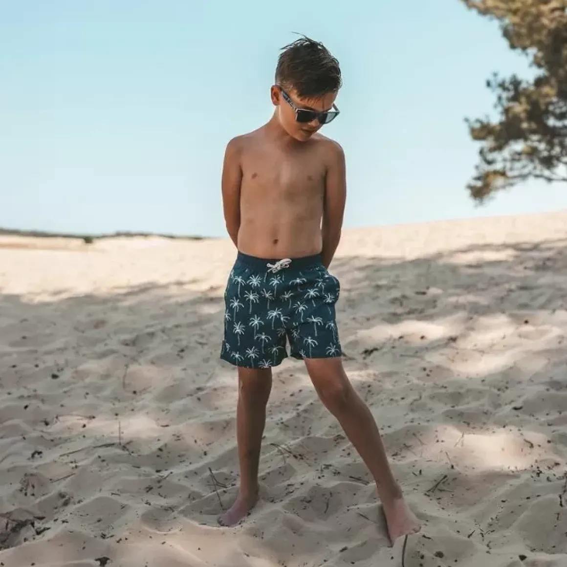 Zwembroek Bestellensalted Stories Shawn Tropic Ensign Blue